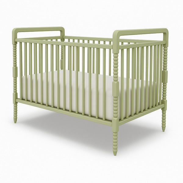 Berço Dot em Madeira Maciça com Mastros Torneados - 521