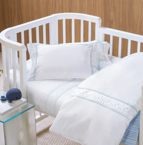 Kit de Berço Marco Baby 100% Algodão 3 Peças - 21782