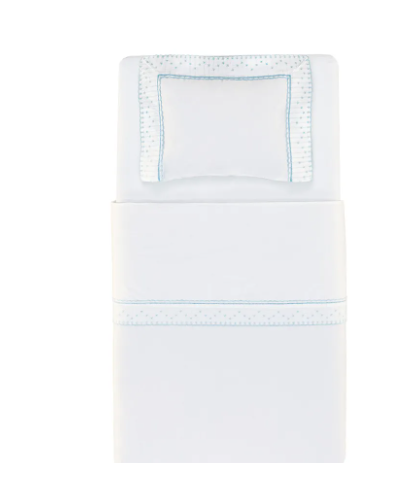 Jogo de Lençol Marco Baby 100% Algodão 3 Peças Trussardi - 21782
