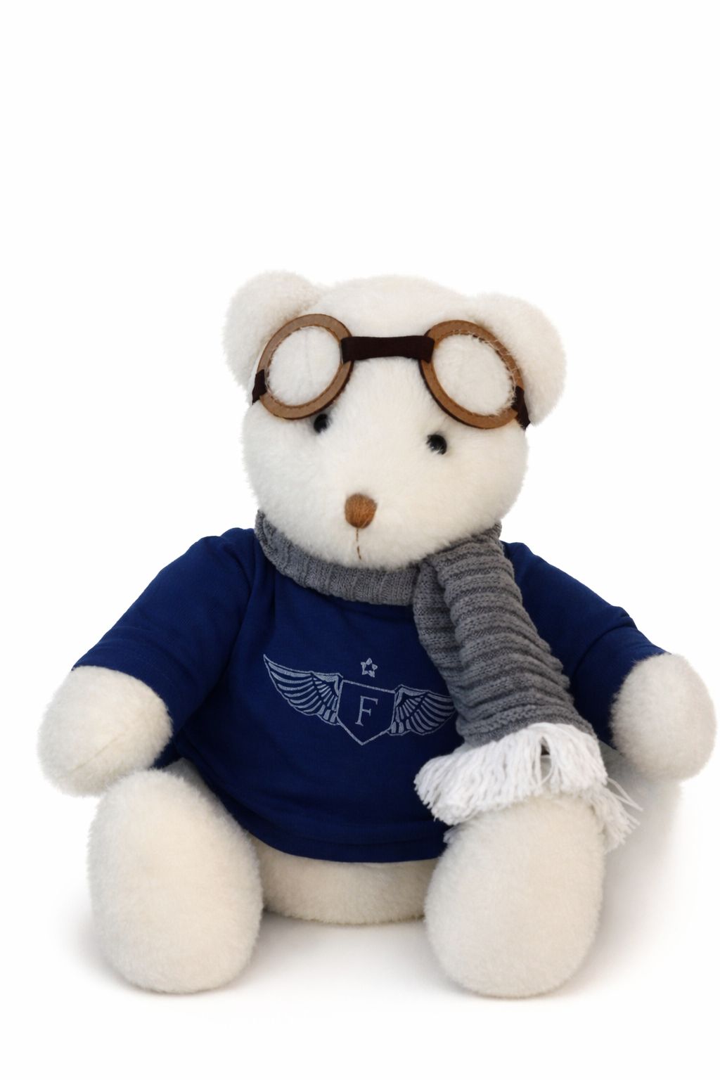 Urso Aviador com Inicial Personalizado SDN