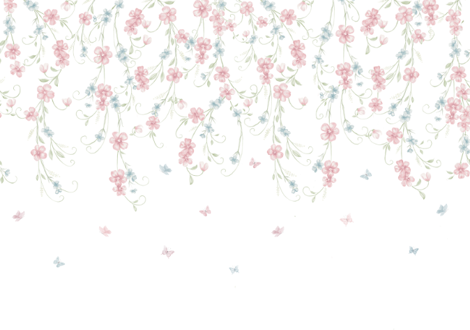 Papel de Parede Floral Anastácia