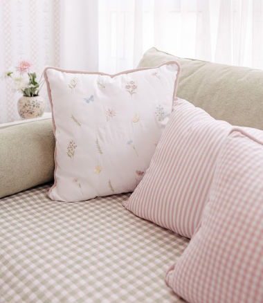 Kit Cama com Inicial Personalizado Violeta SDN - 10 peças