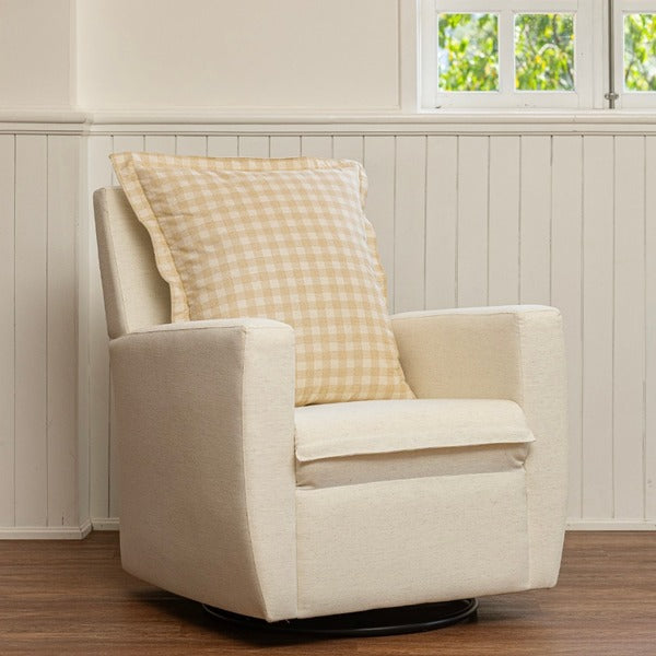 Poltrona Balanço e Giro Serena – Linho Cru