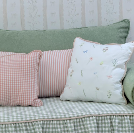 Kit Cama com Inicial Personalizado Violeta SDN - 10 peças