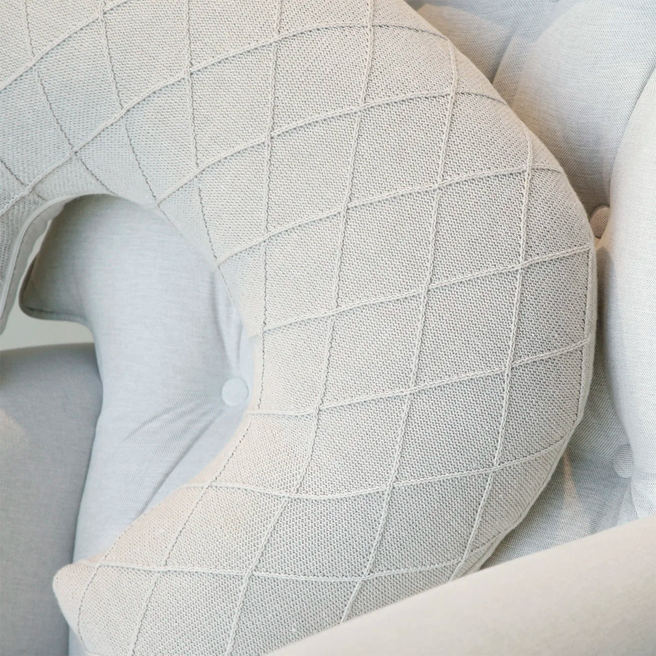 Almofada de Amamentação Tricot Losango