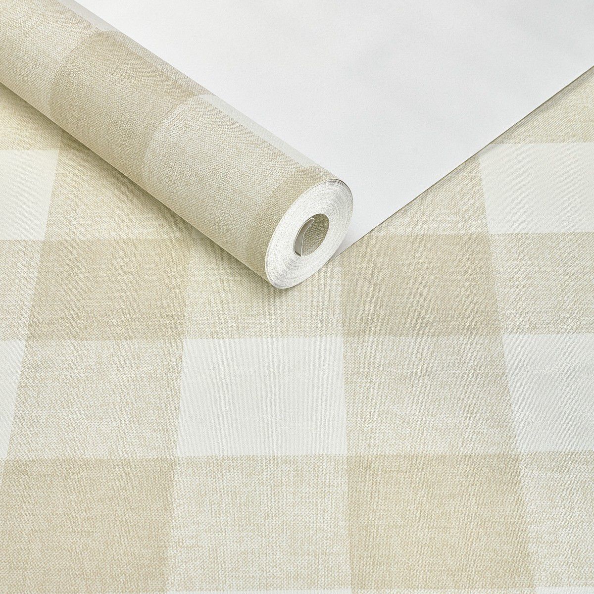 Papel de Parede Xadrez Linen para Quarto de Bebê | Sonhos de Ninar - 22504