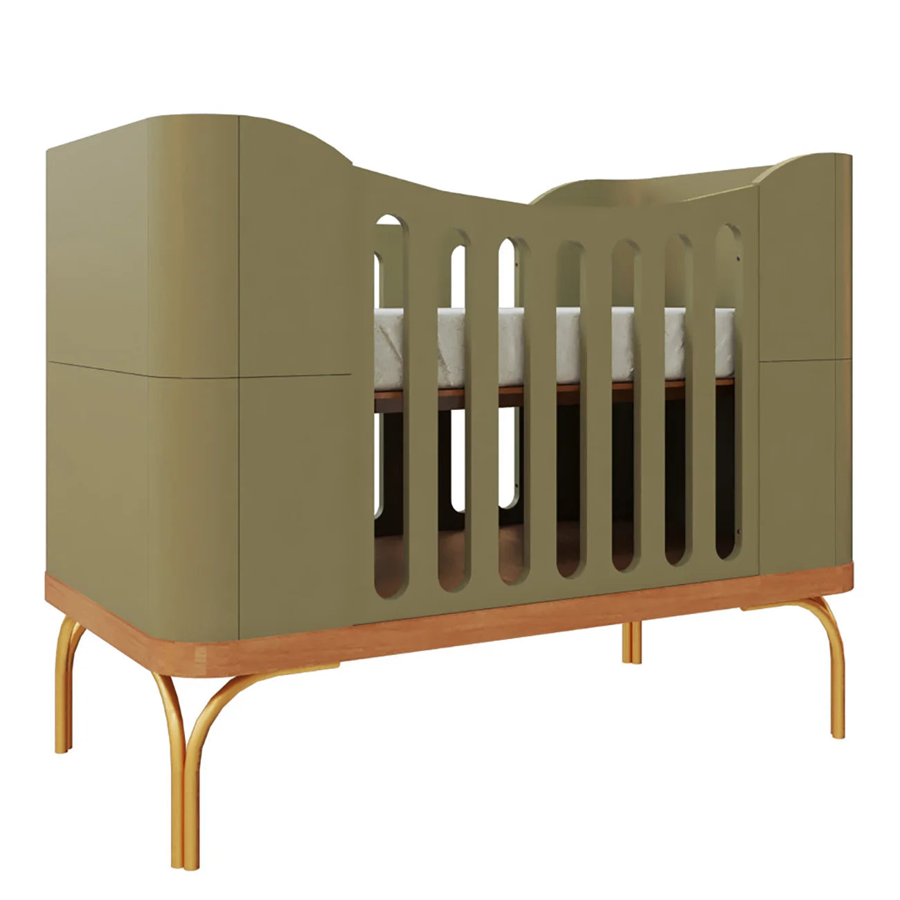 Berço Aquarela 3 em 1 - Cia do Móvel