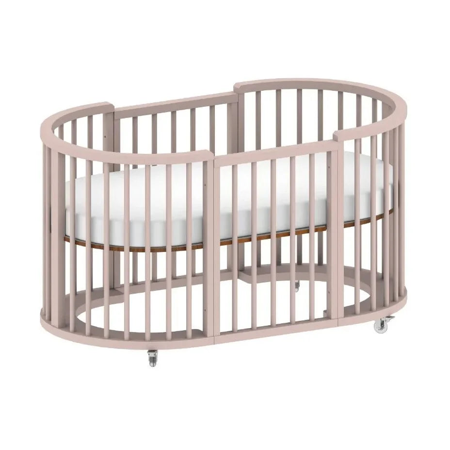 Berço Sonhos Up 4 em 1 pés madeira (Envio Imediato cor Madeira) - 526