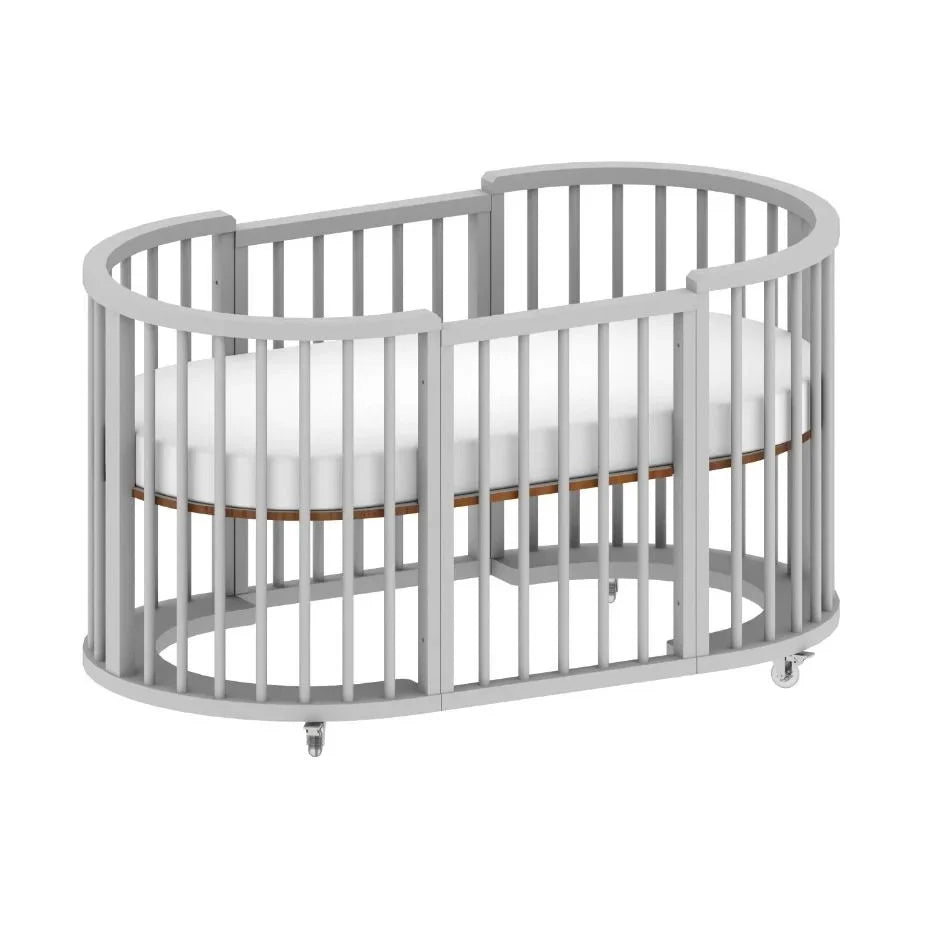Berço Sonhos Up 4 em 1 pés madeira (Envio Imediato cor Madeira) - 526