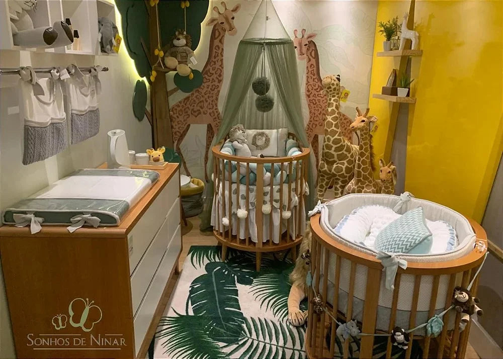 Berço Sonhos Up 4 em 1 pes madeira - 526