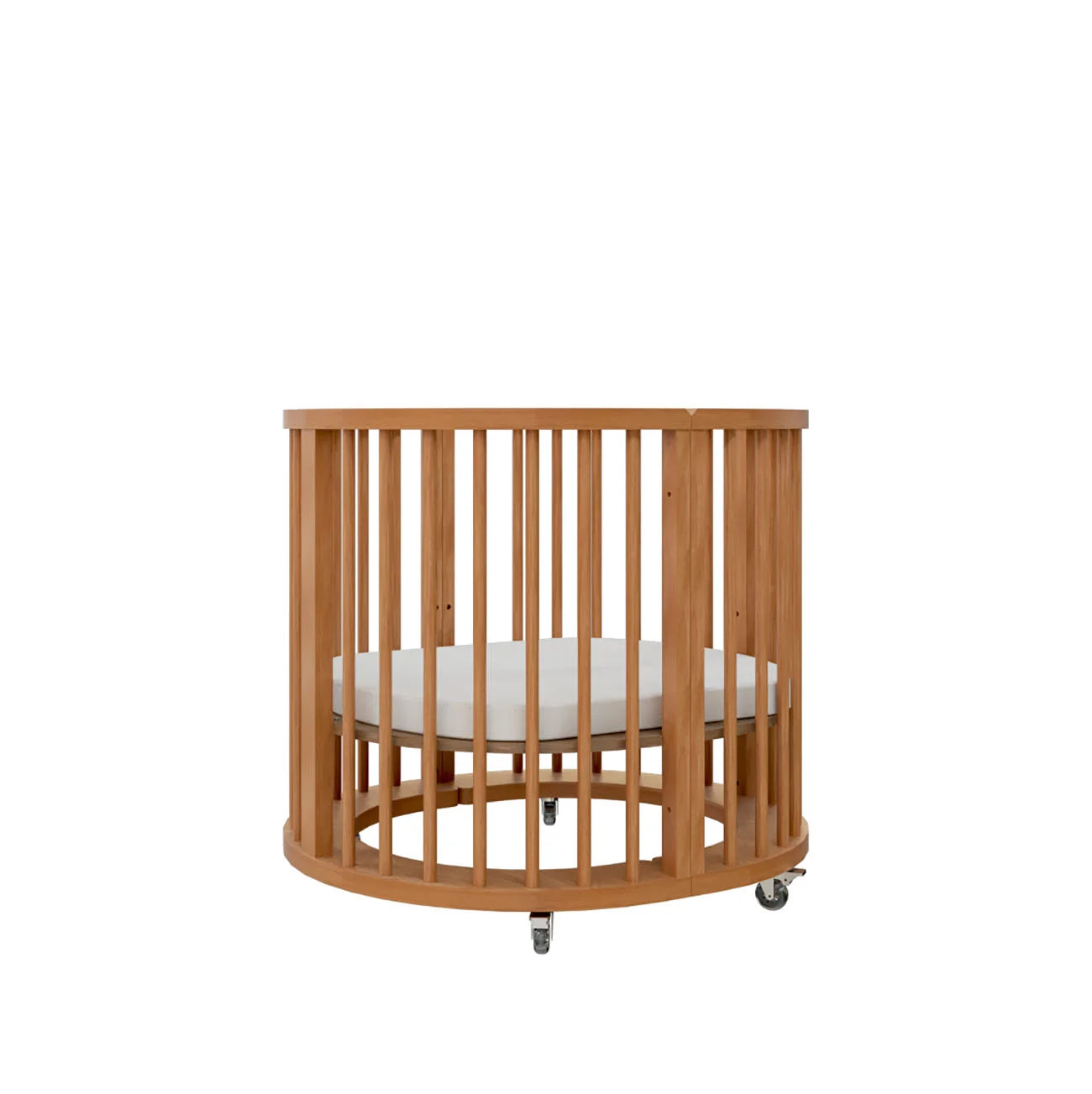 Berço Sonhos Up 4 em 1 pés madeira (Envio Imediato cor Madeira) - 526