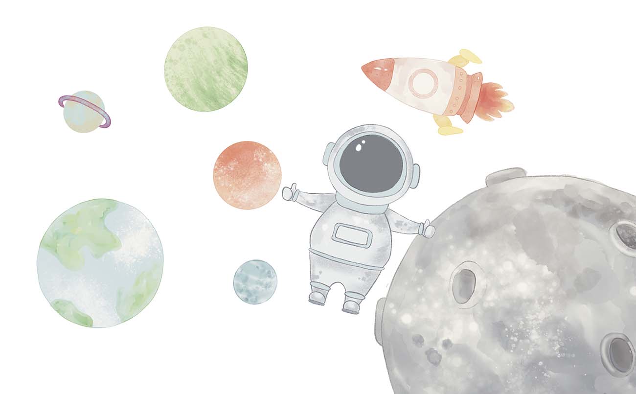 papel de parede astronauta