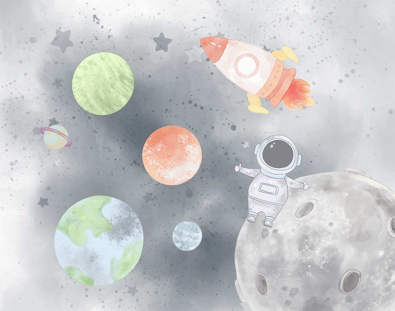 papel de parede astronauta