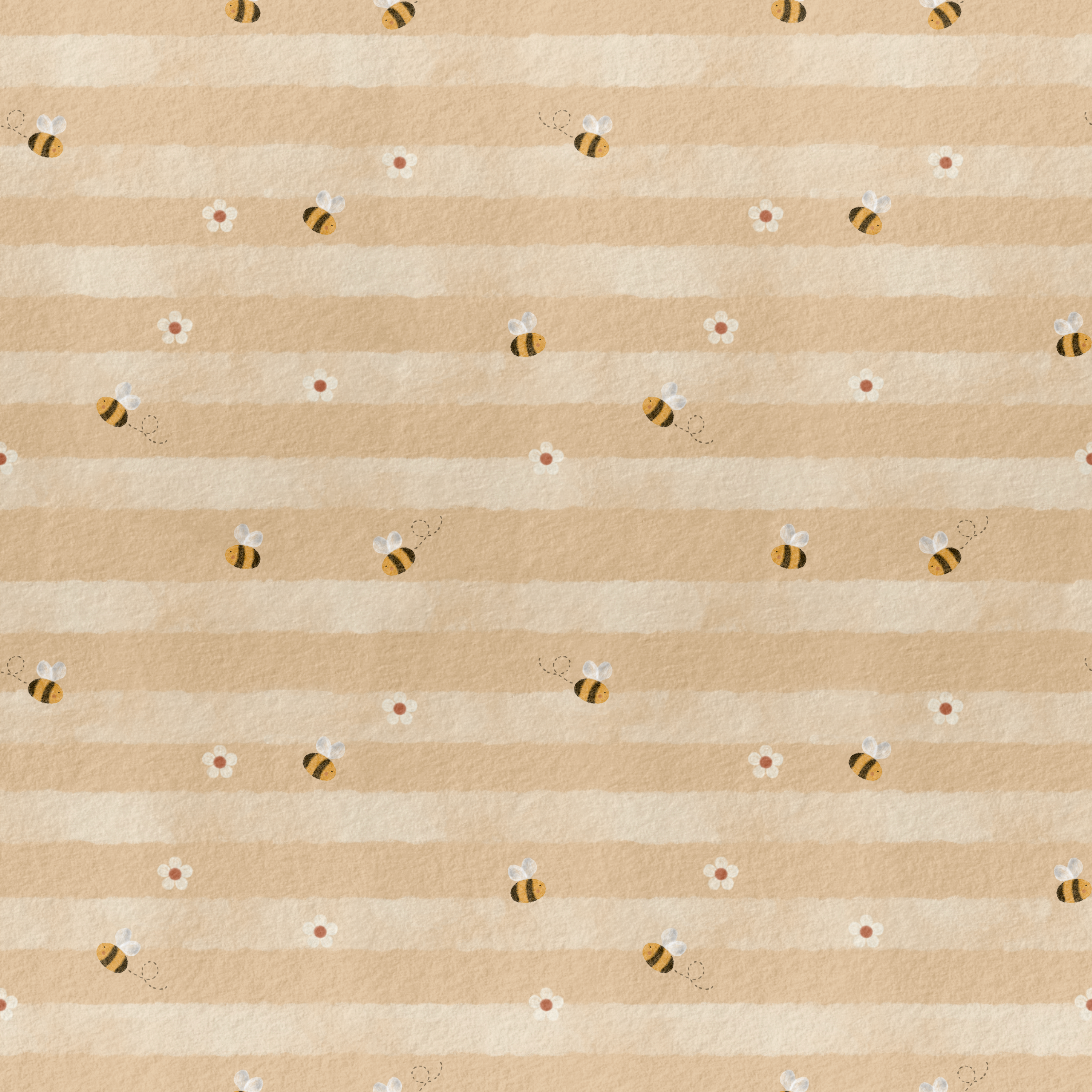 Papel de Parede Estampa Abelhinhas