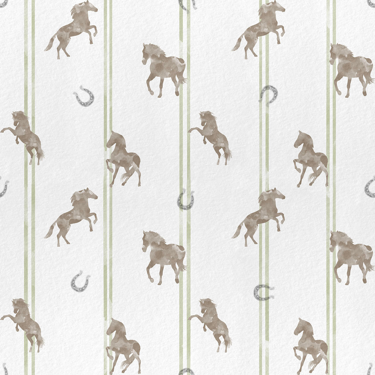 Papel de Parede Listras Cavalos Joseph