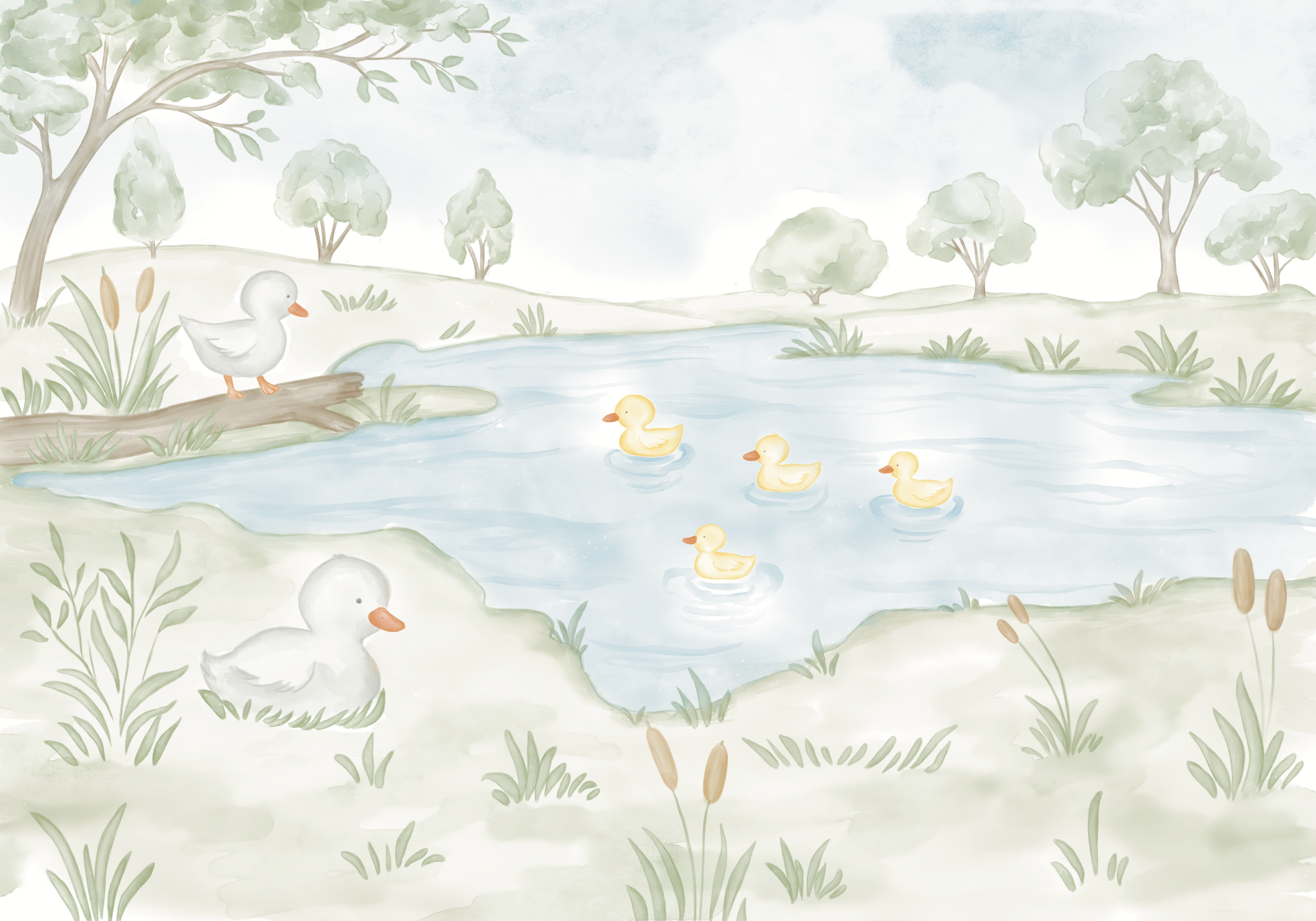 Papel de Parede Painel Liz