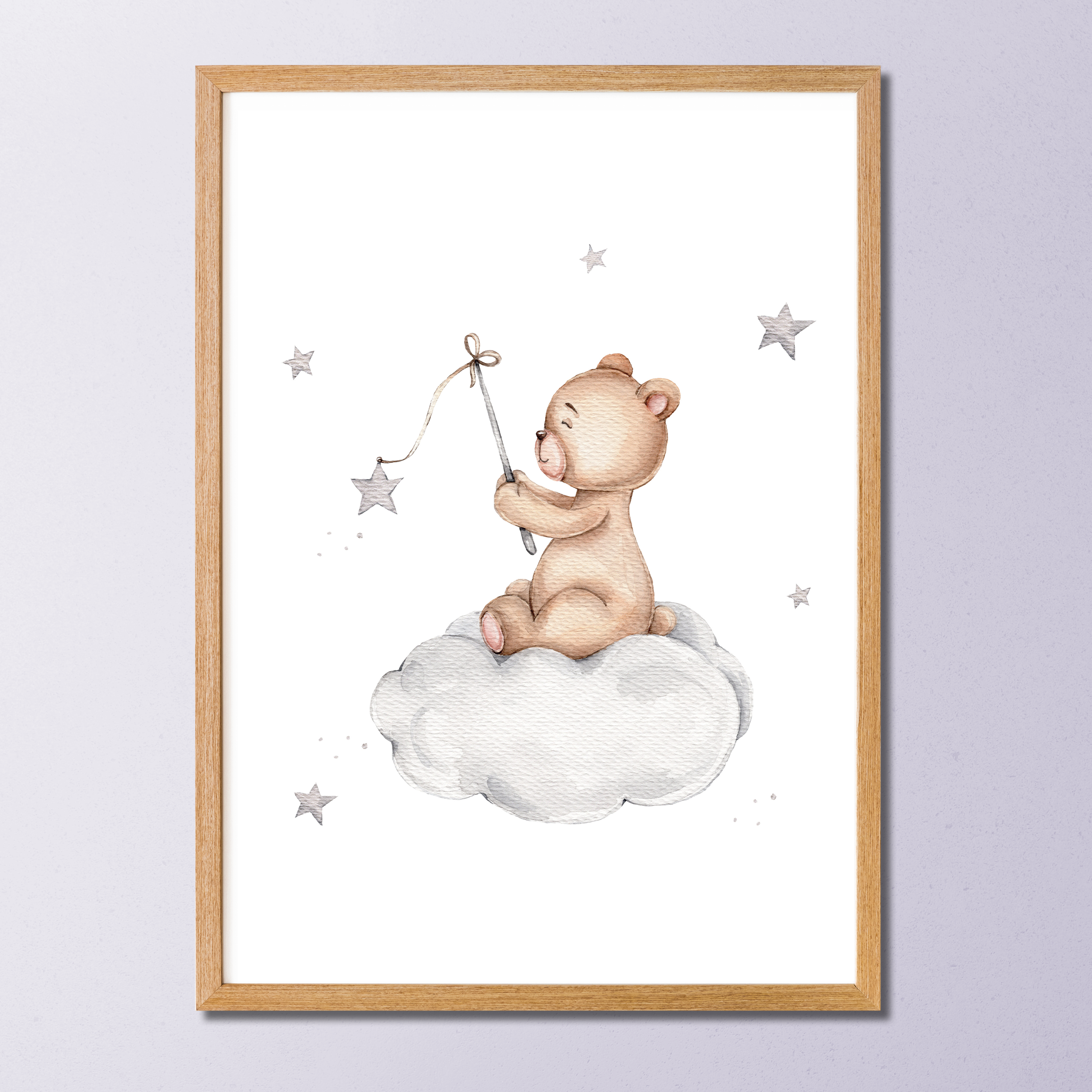 Quadros Decorativos Coleção Urso nas Estrelas