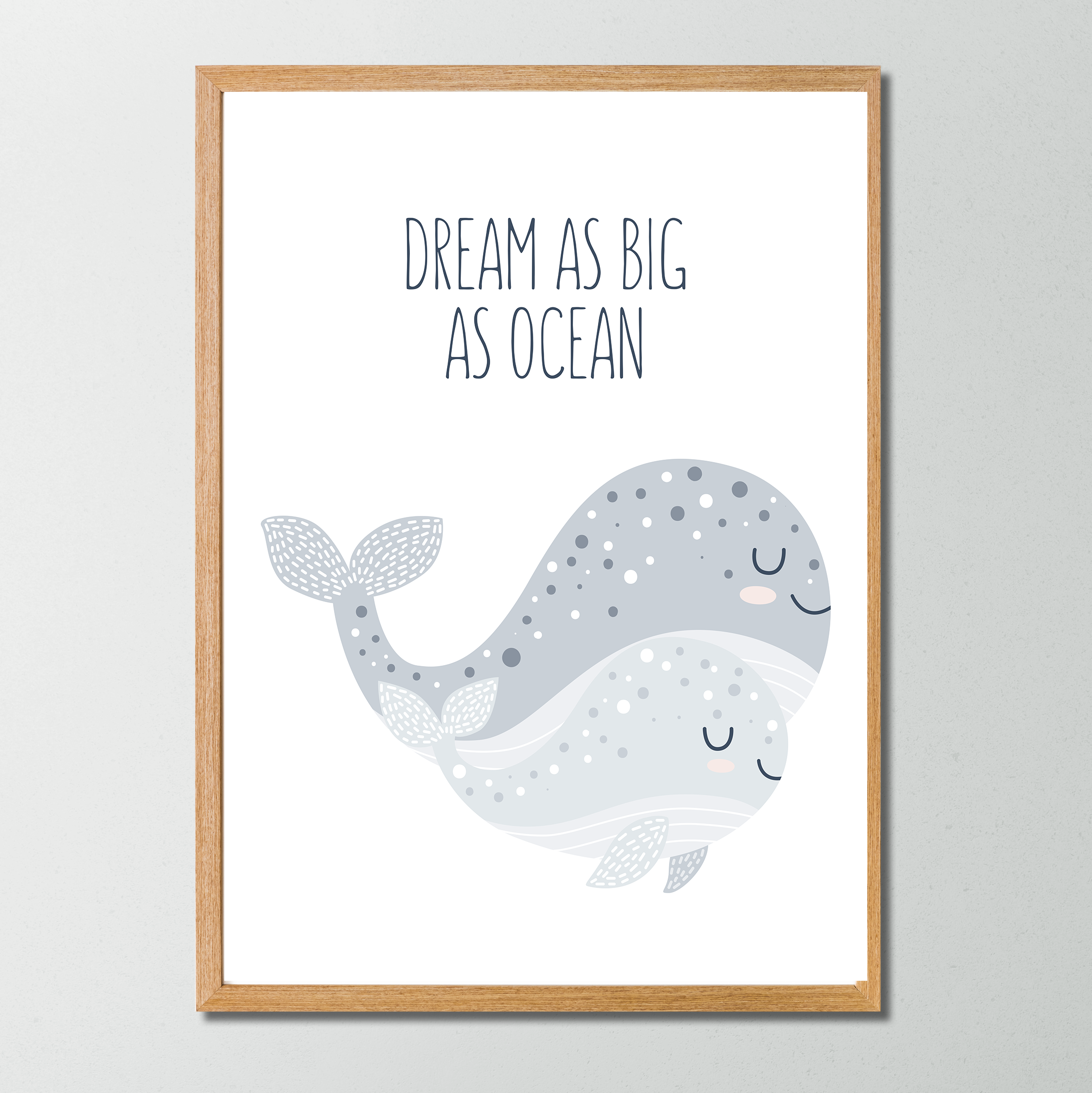 Quadro Decorativo de Baleias