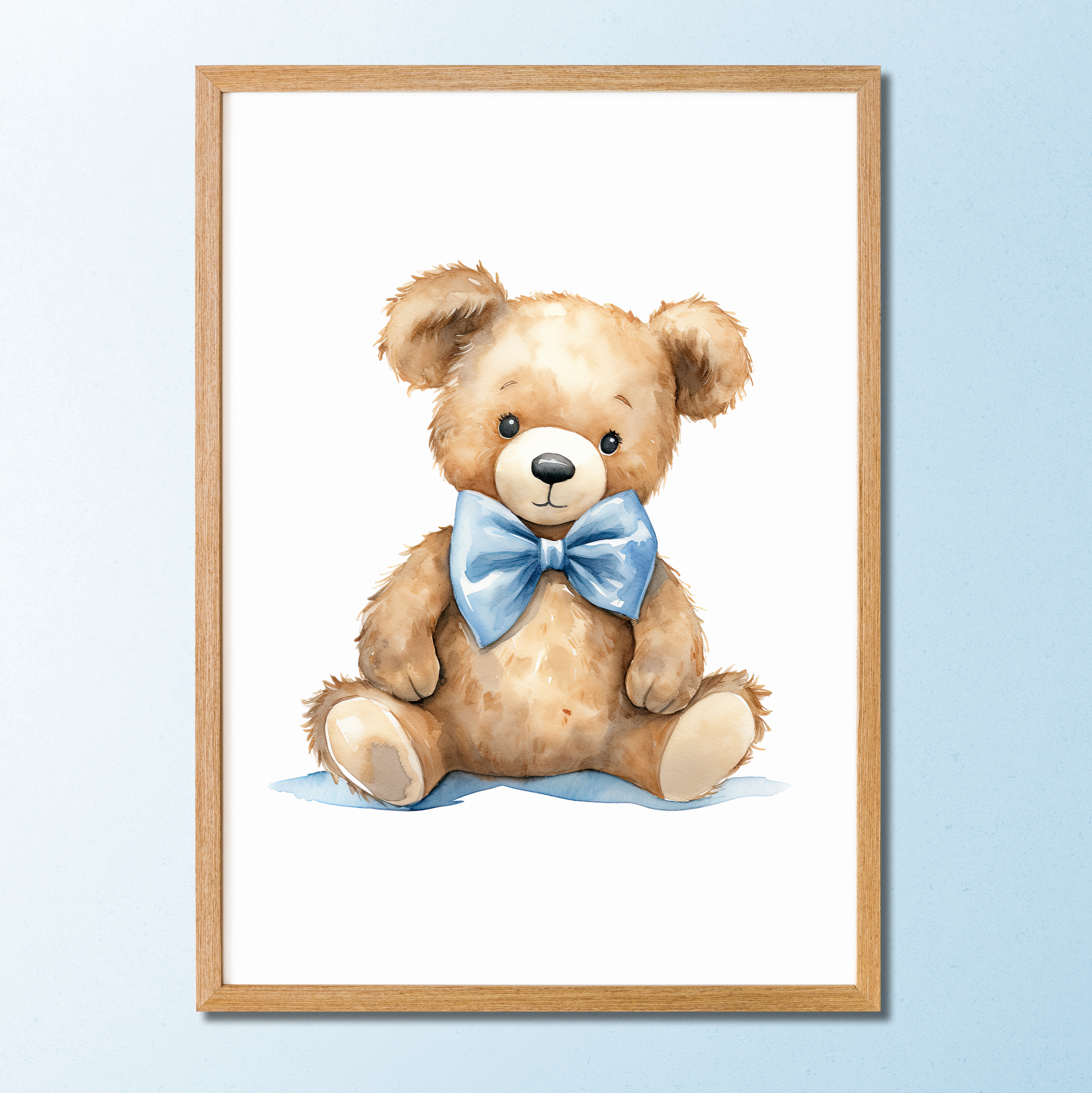 Quadros Decorativos Coleção Teddy Bear Blue 3