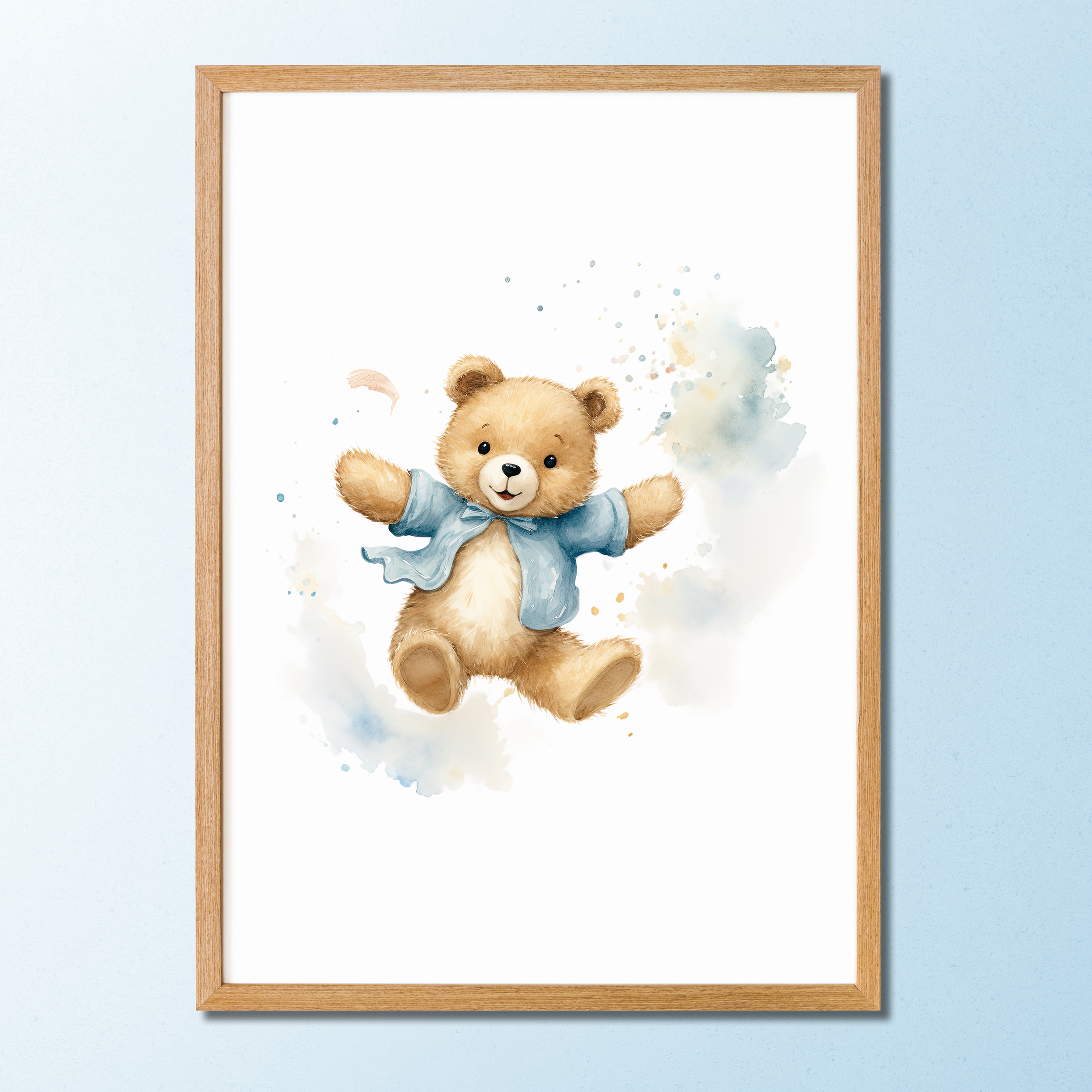 Quadros Decorativos Coleção Teddy Bear Blue 2