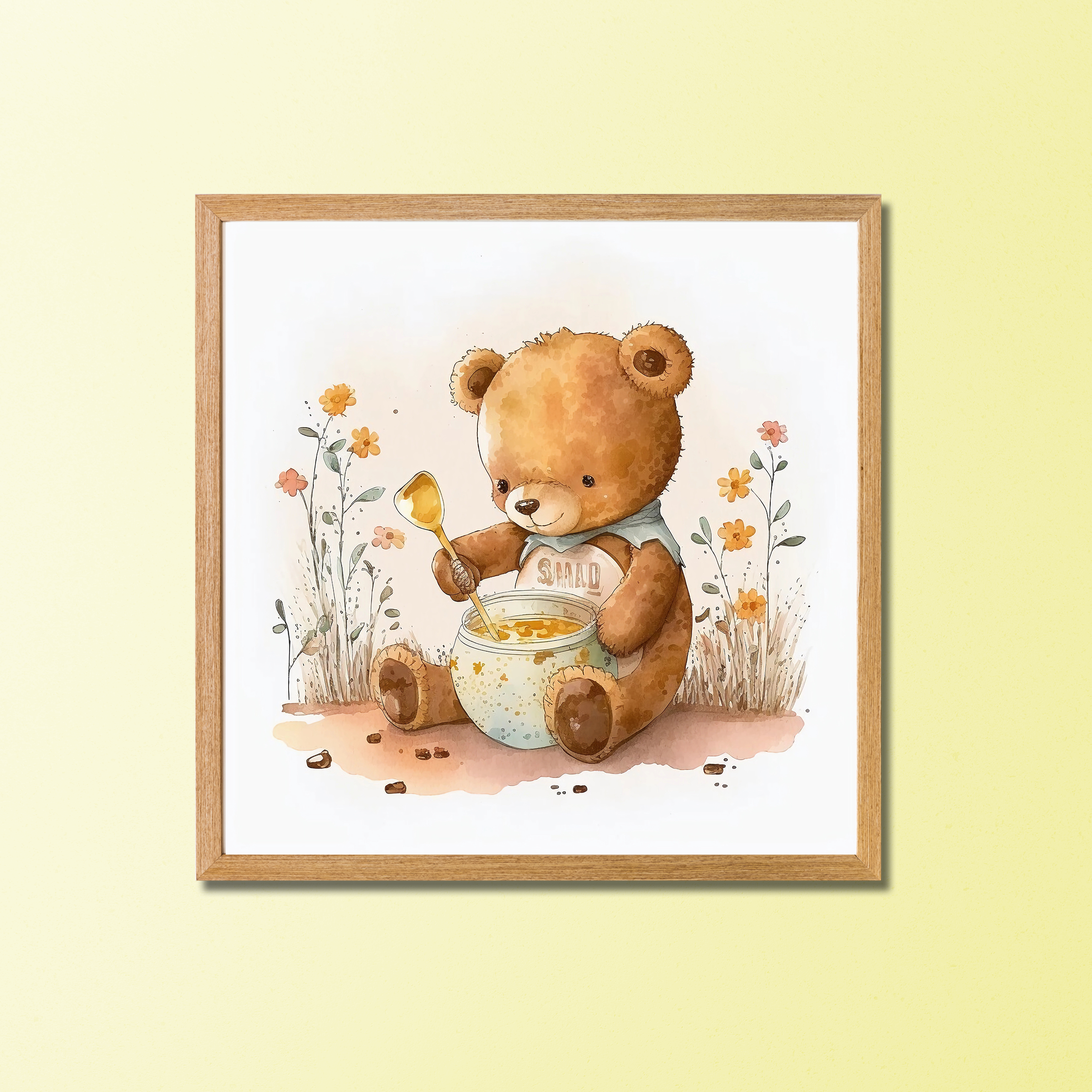 Quadros Decorativos Coleção Ursinhos Mel 1