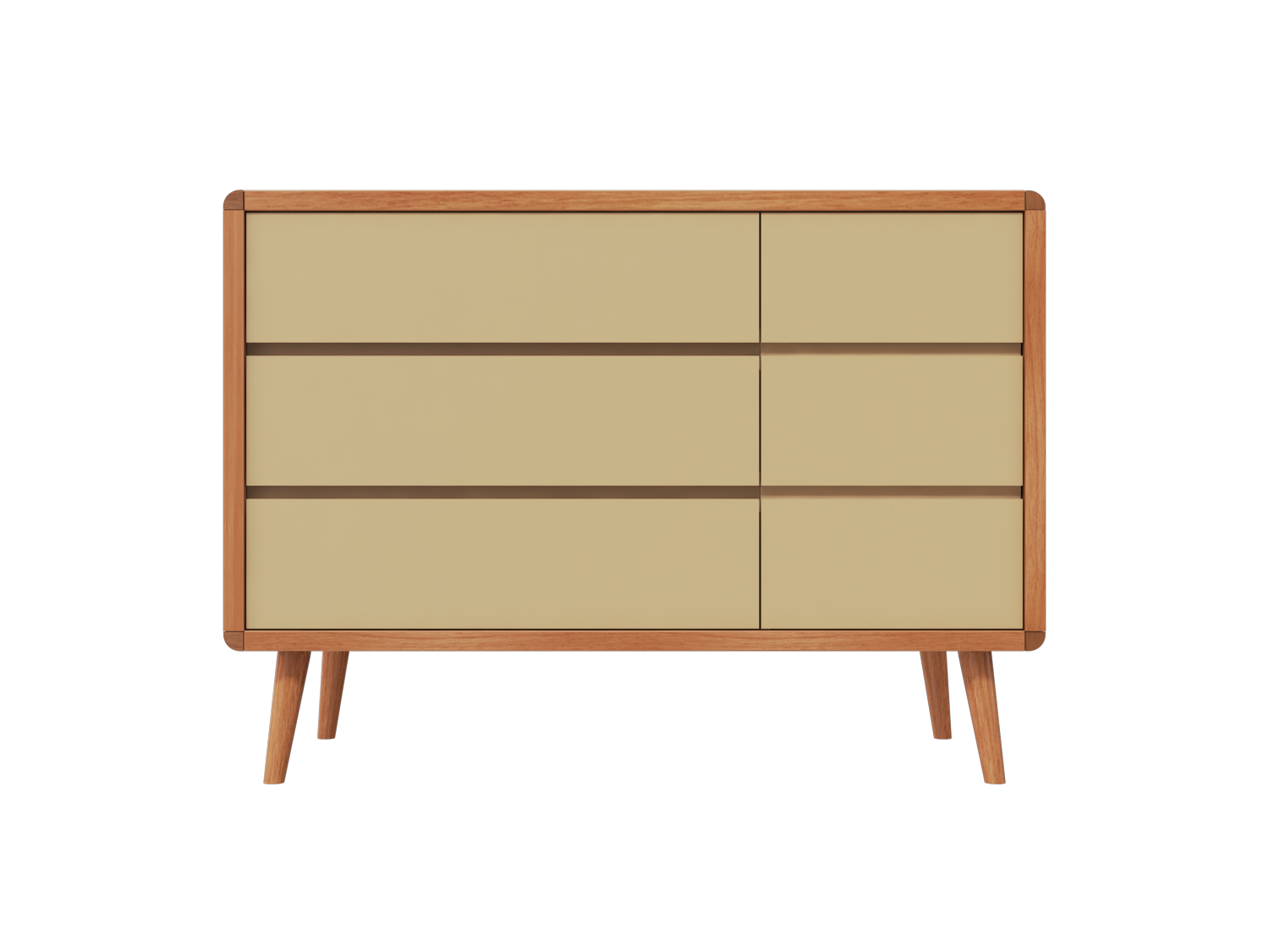 Cômoda Sonhos Up com Porta - Pés Madeira - 526