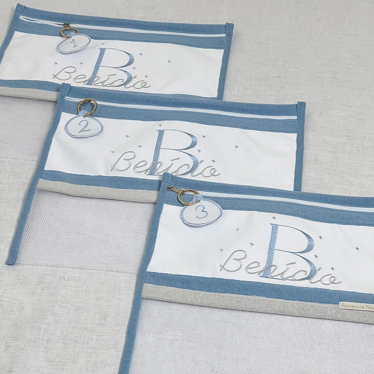 Embalagem Saída de Maternidade Personalizado com Bordado Nome