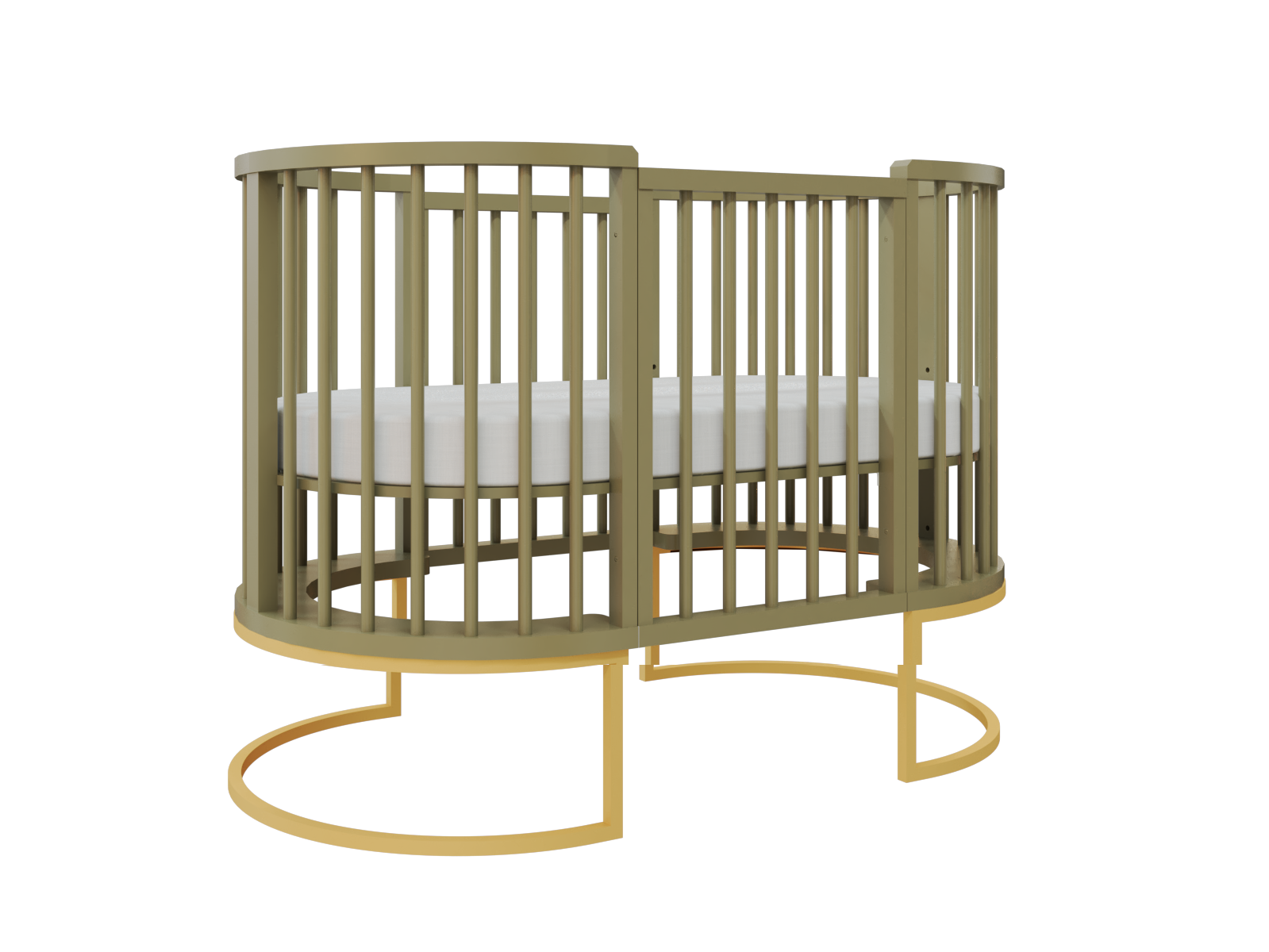 Berço Sonhos Up 4 em 1 pés metálicos - 526