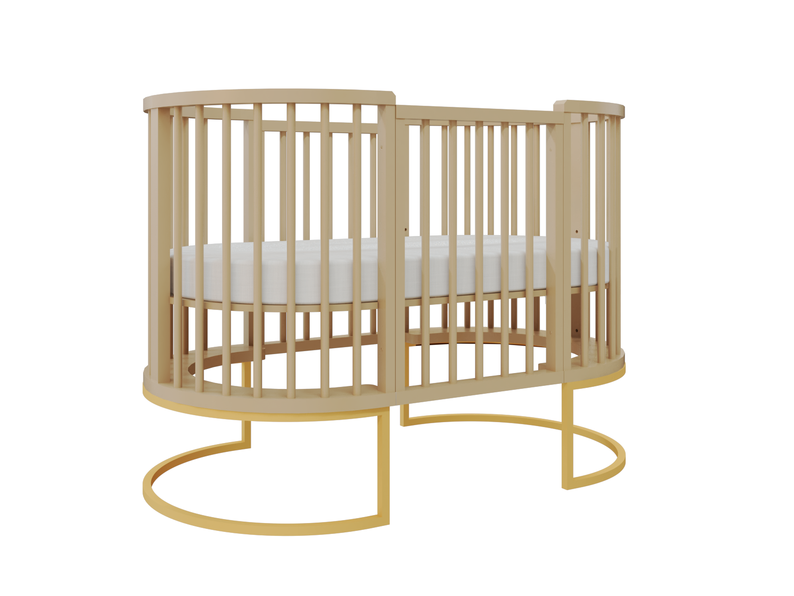 Berço Sonhos Up 4 em 1 pés metálicos - 526