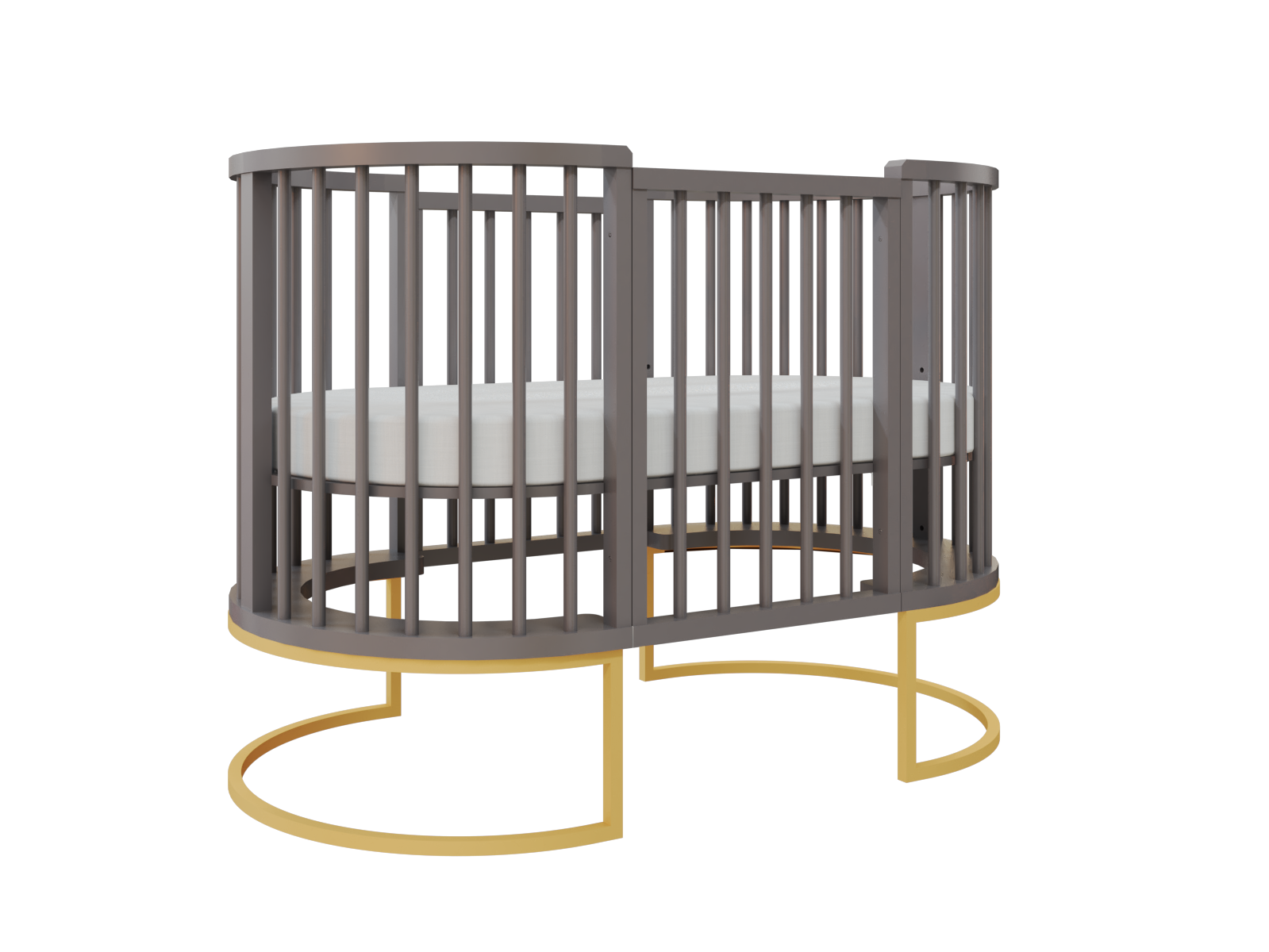 Berço Sonhos Up 4 em 1 pés metálicos - 526