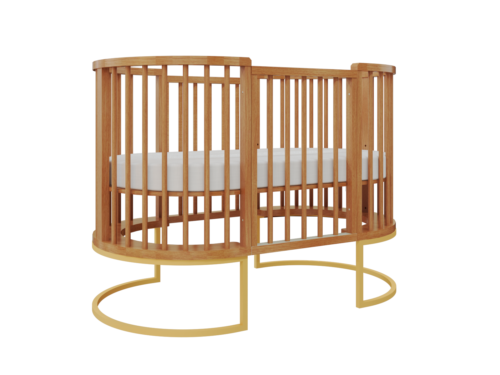 Berço Sonhos Up 4 em 1 pés metálicos - 526