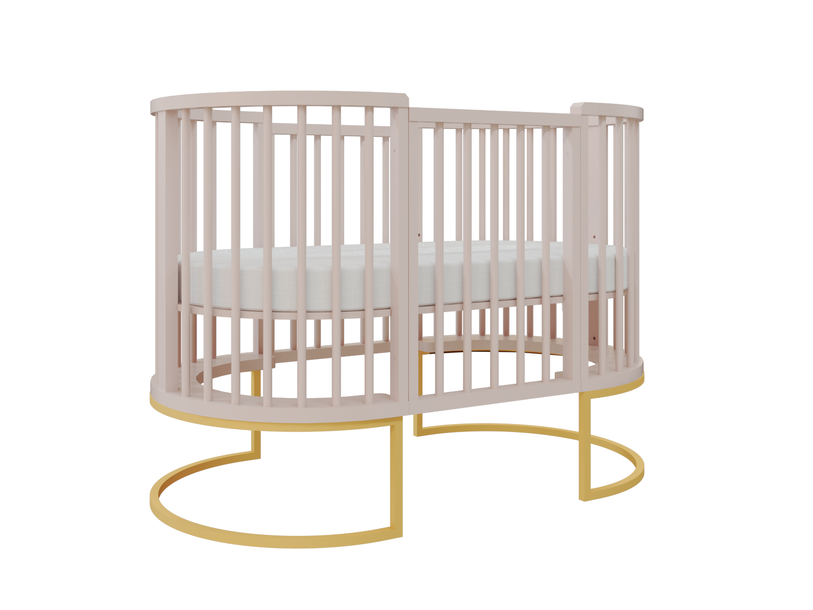 Berço Sonhos Up 4 em 1 pés metálicos - 526