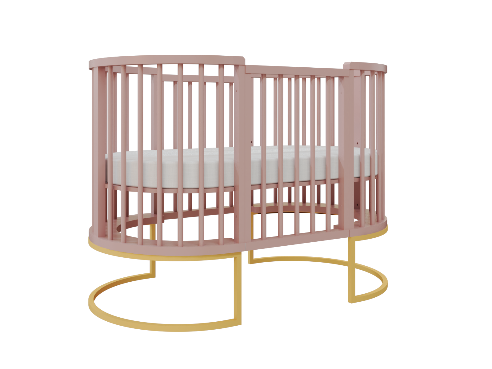 Berço Sonhos Up 4 em 1 pés metálicos - 526