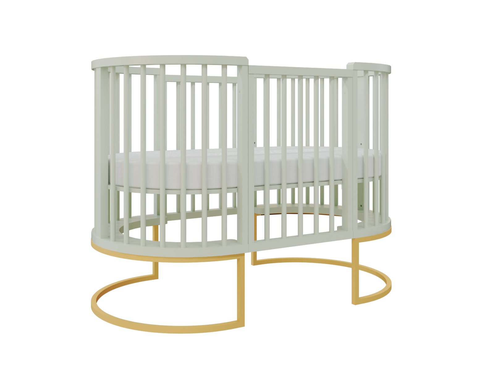 Berço Sonhos Up 4 em 1 pés metálicos - 526