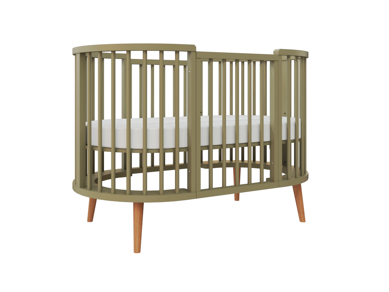 Berço Sonhos Up 4 em 1 pes madeira - 526