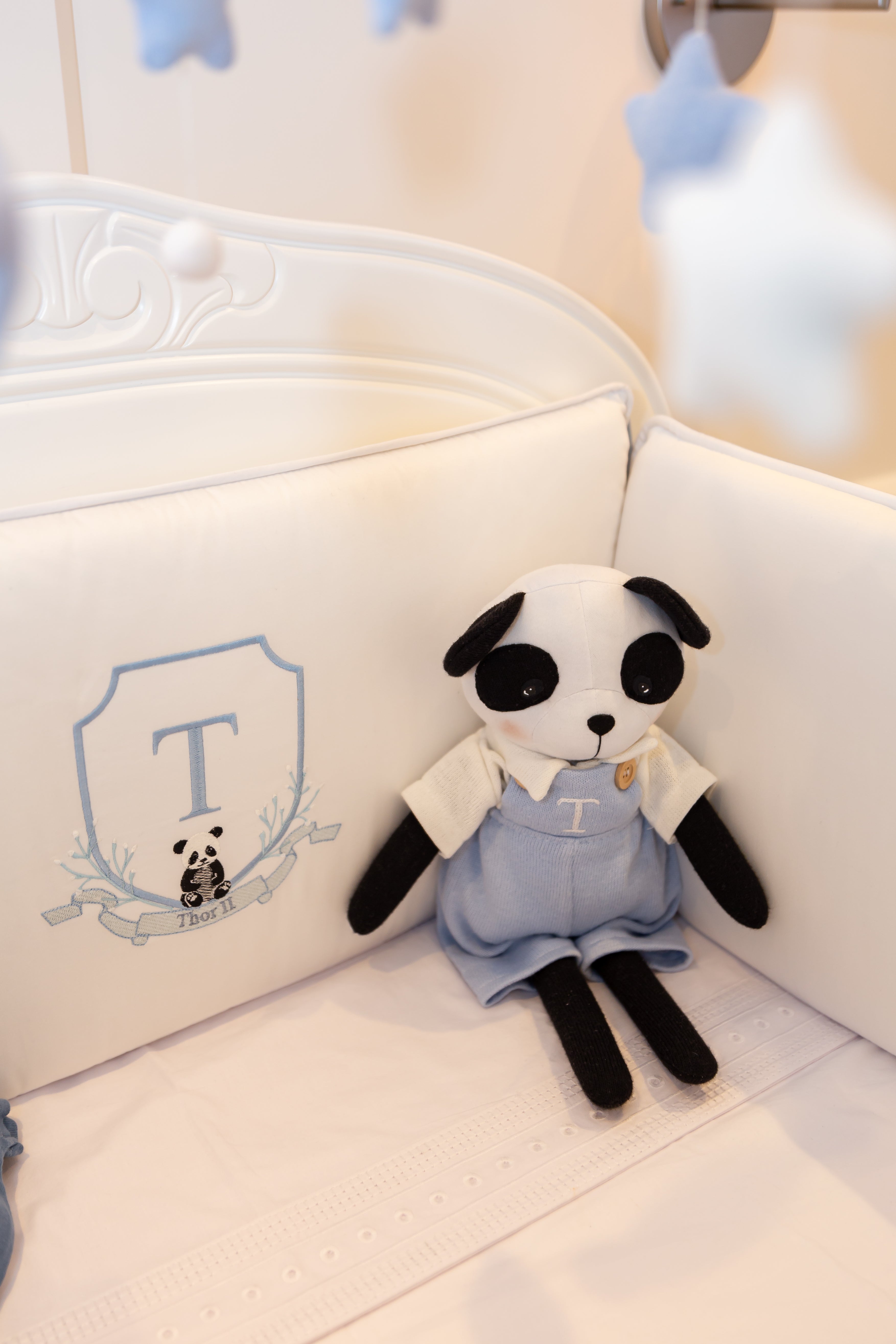 Boneco Urso Panda Personalizado com Inicial