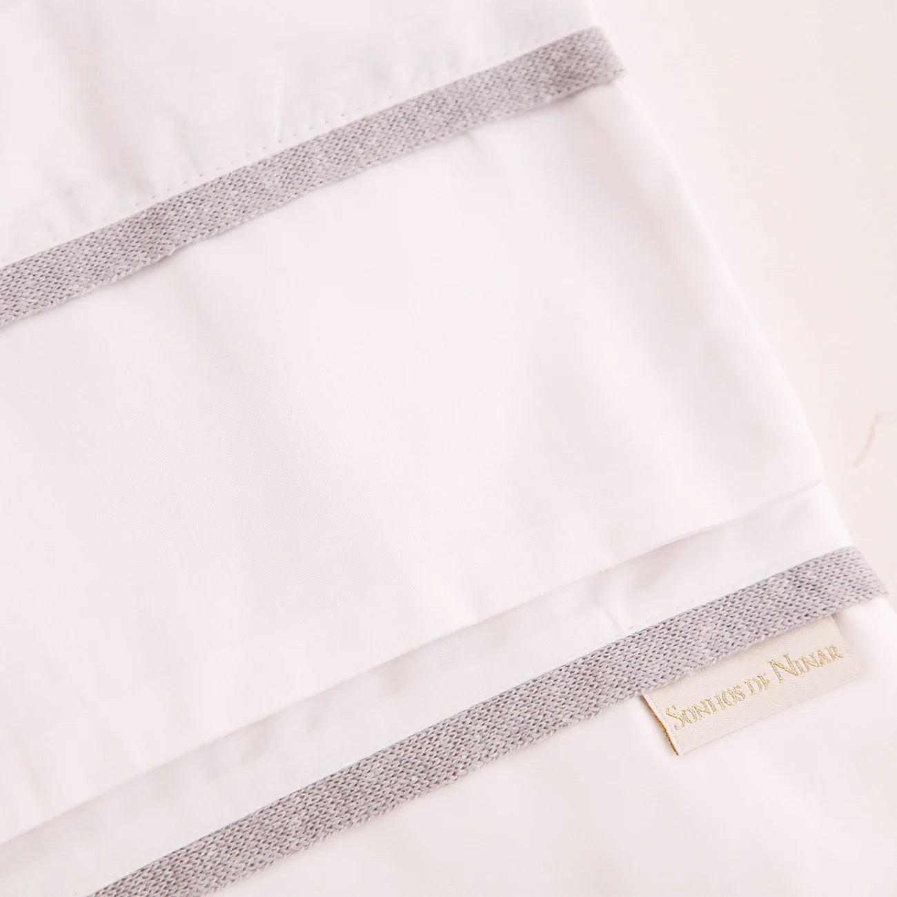 Jogo de Lençol para Berço Clássico Percal 800 fios 3 peças