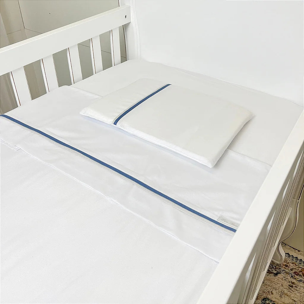 Jogo de Lençol para Berço Coleção Duo Percal 3 Peças