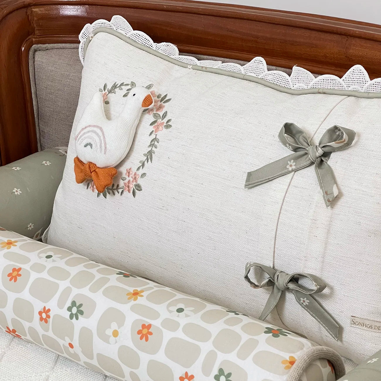 Kit Protetor de  Berço Sol Patinho