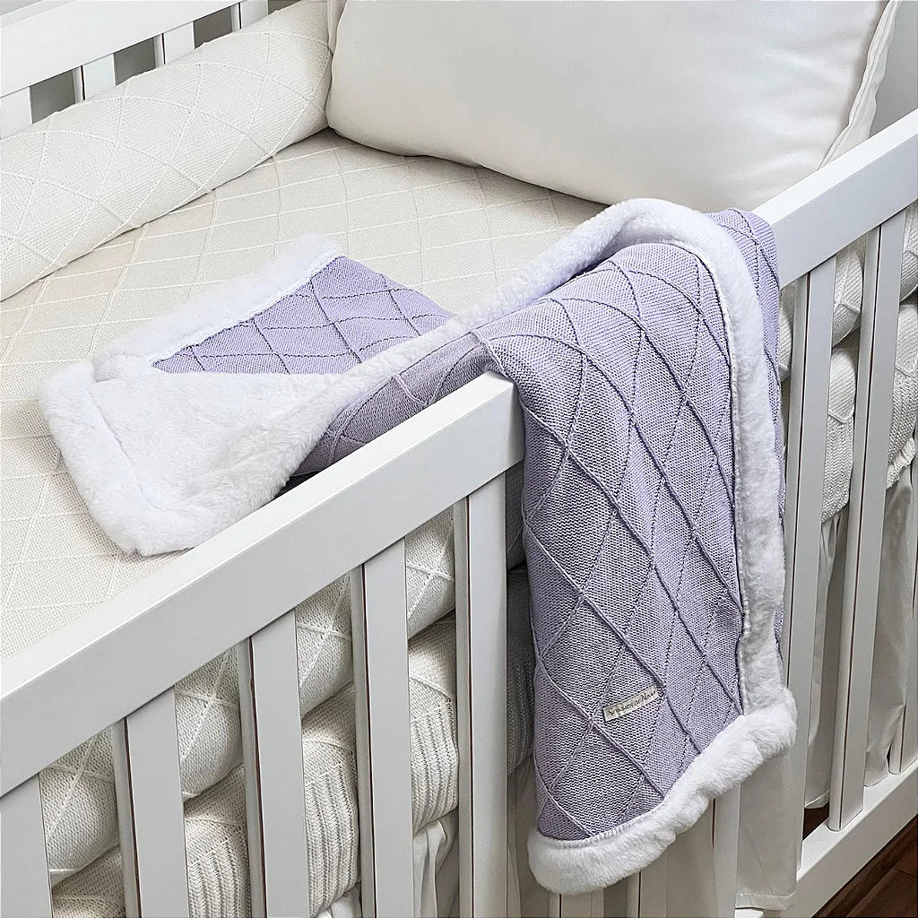 Manta de Colo em Tricô