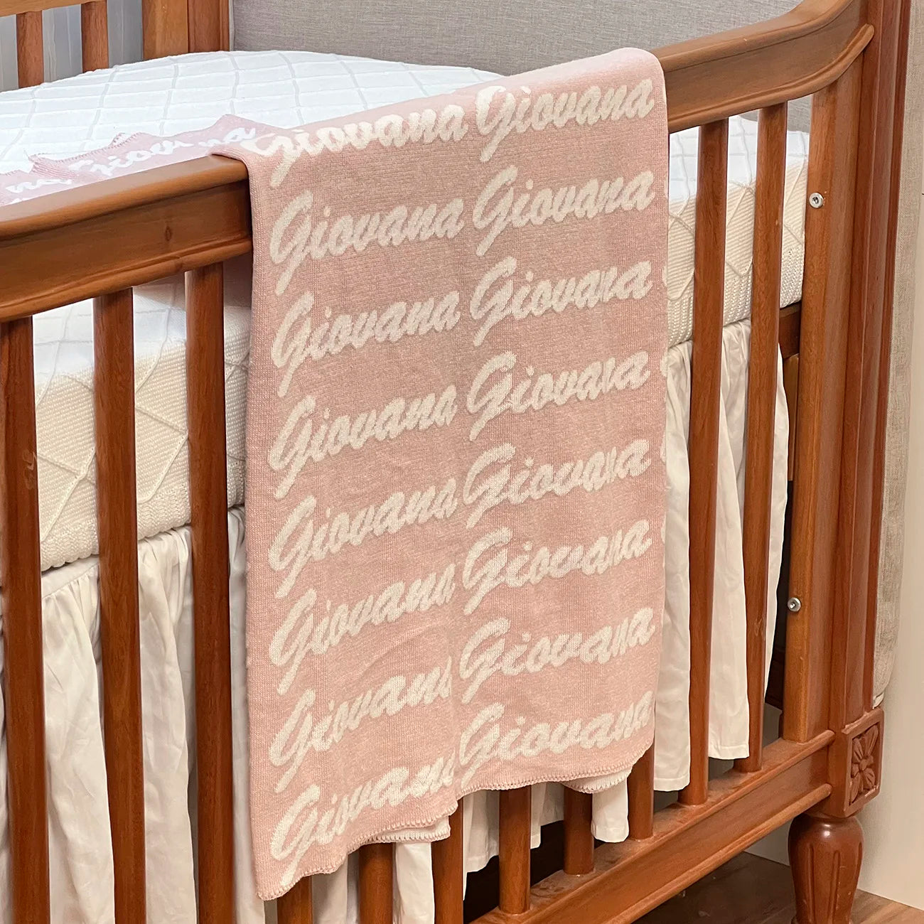 Manta Tricot com Nome Personalizado