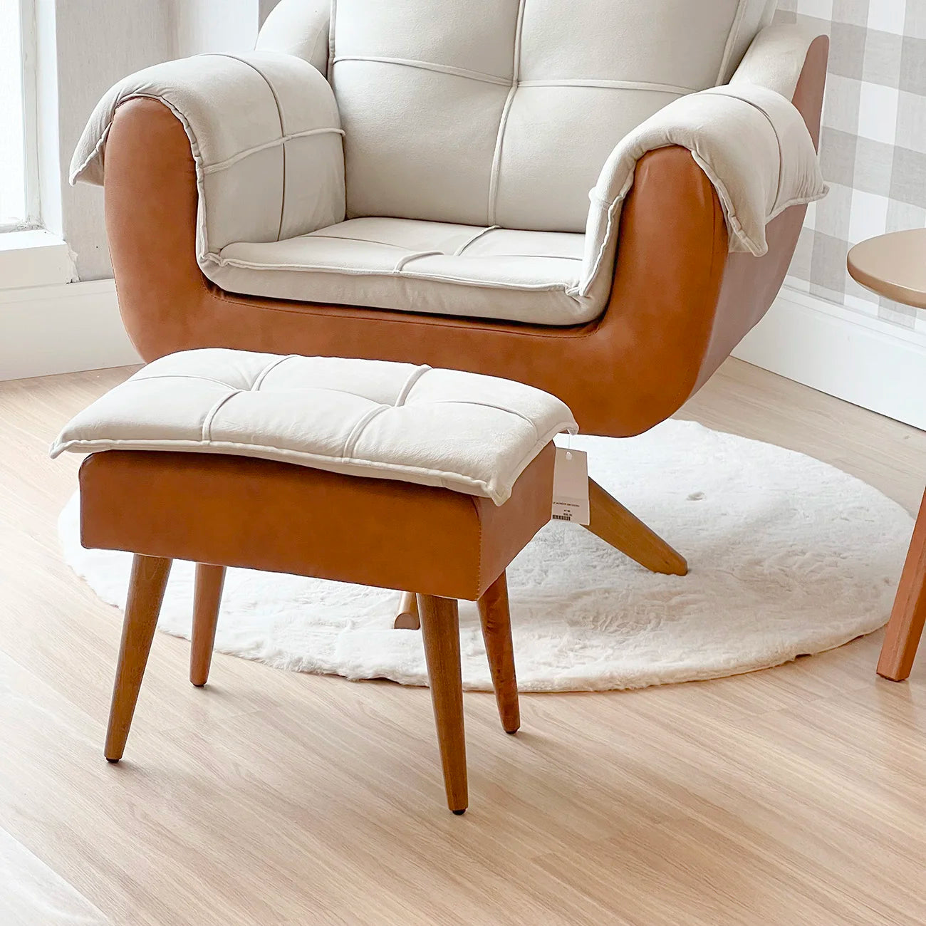 Poltrona Aviador + Pufe Aviador