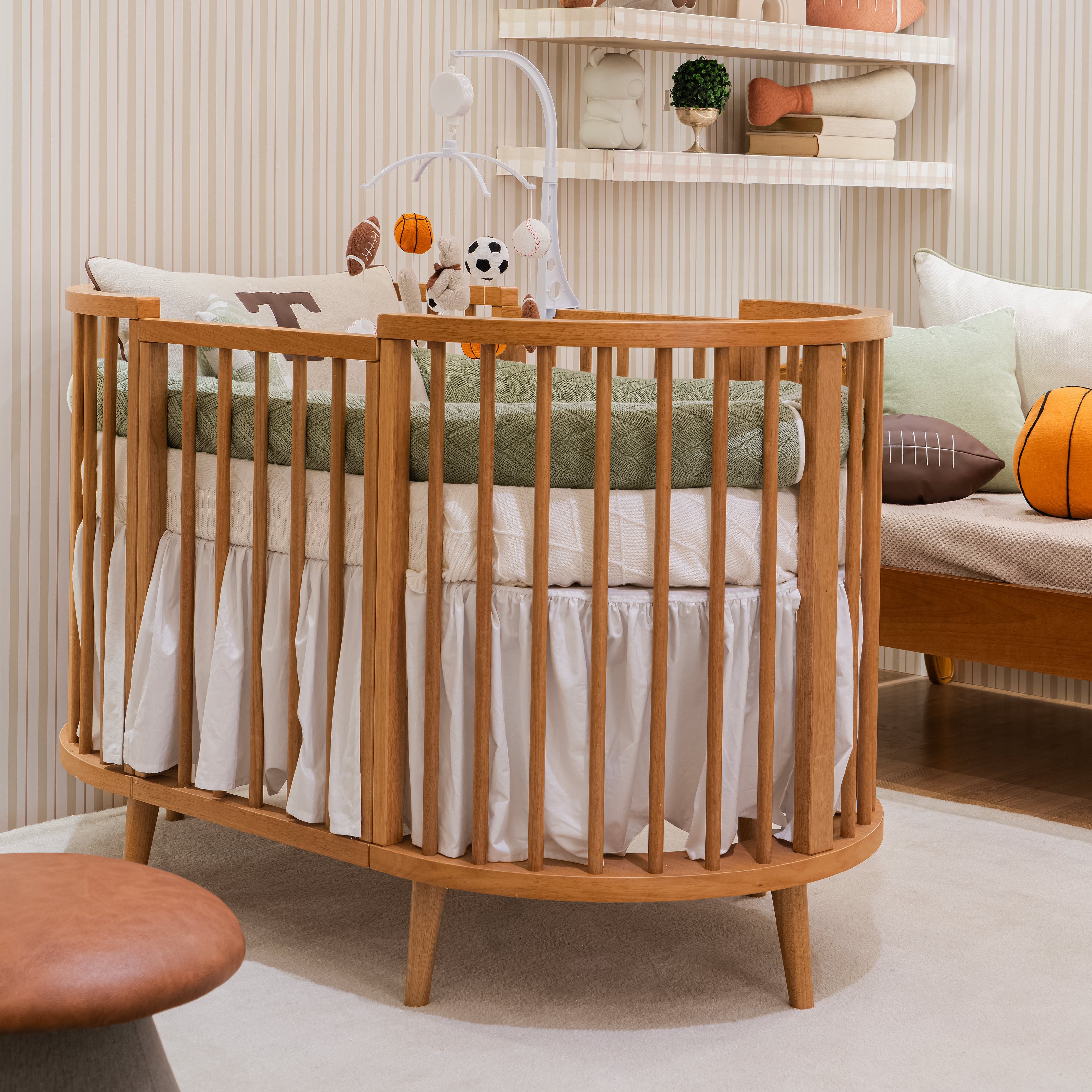 Berço Sonhos Up 4 em 1 pés madeira - 526