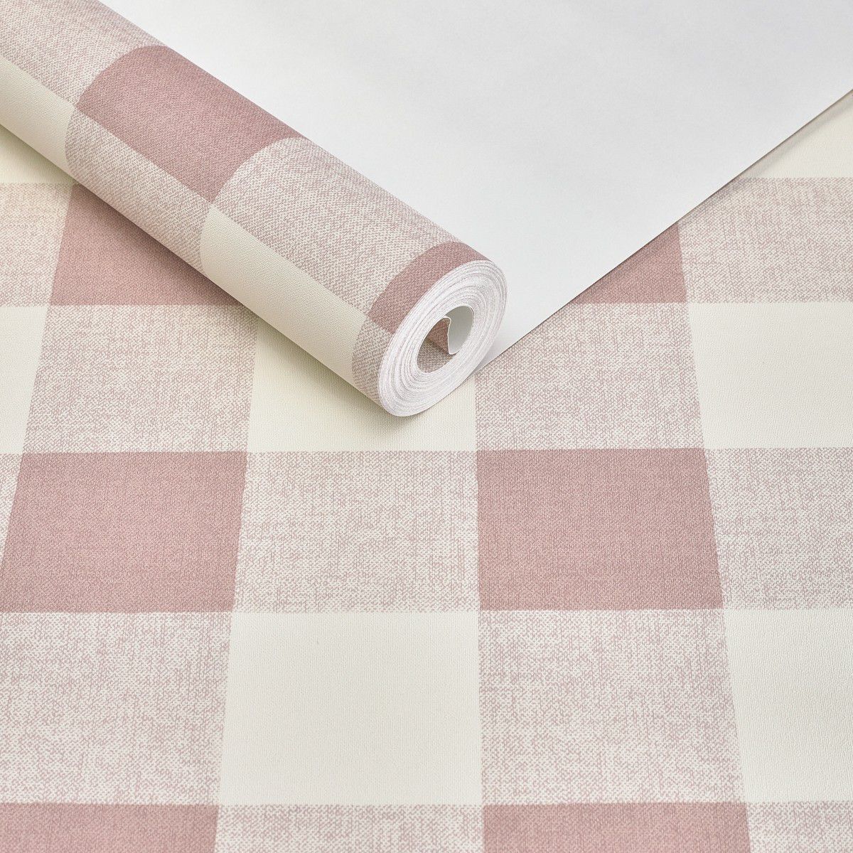 Papel de Parede Xadrez Linen para Quarto de Bebê | Sonhos de Ninar - 22504