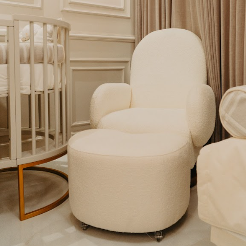 Poltrona Ben Disco Madeira com Balanço + Giro (Sem Saia) - 521