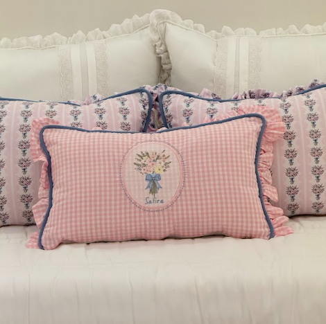 Kit Cama Percal 400 Fios com Nome Personalizado - 6 peças