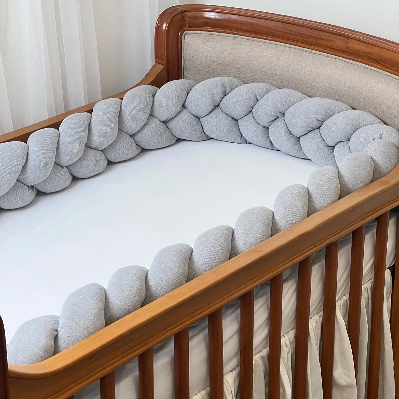 Trança Protetora GG no Tricot para Berço Cores