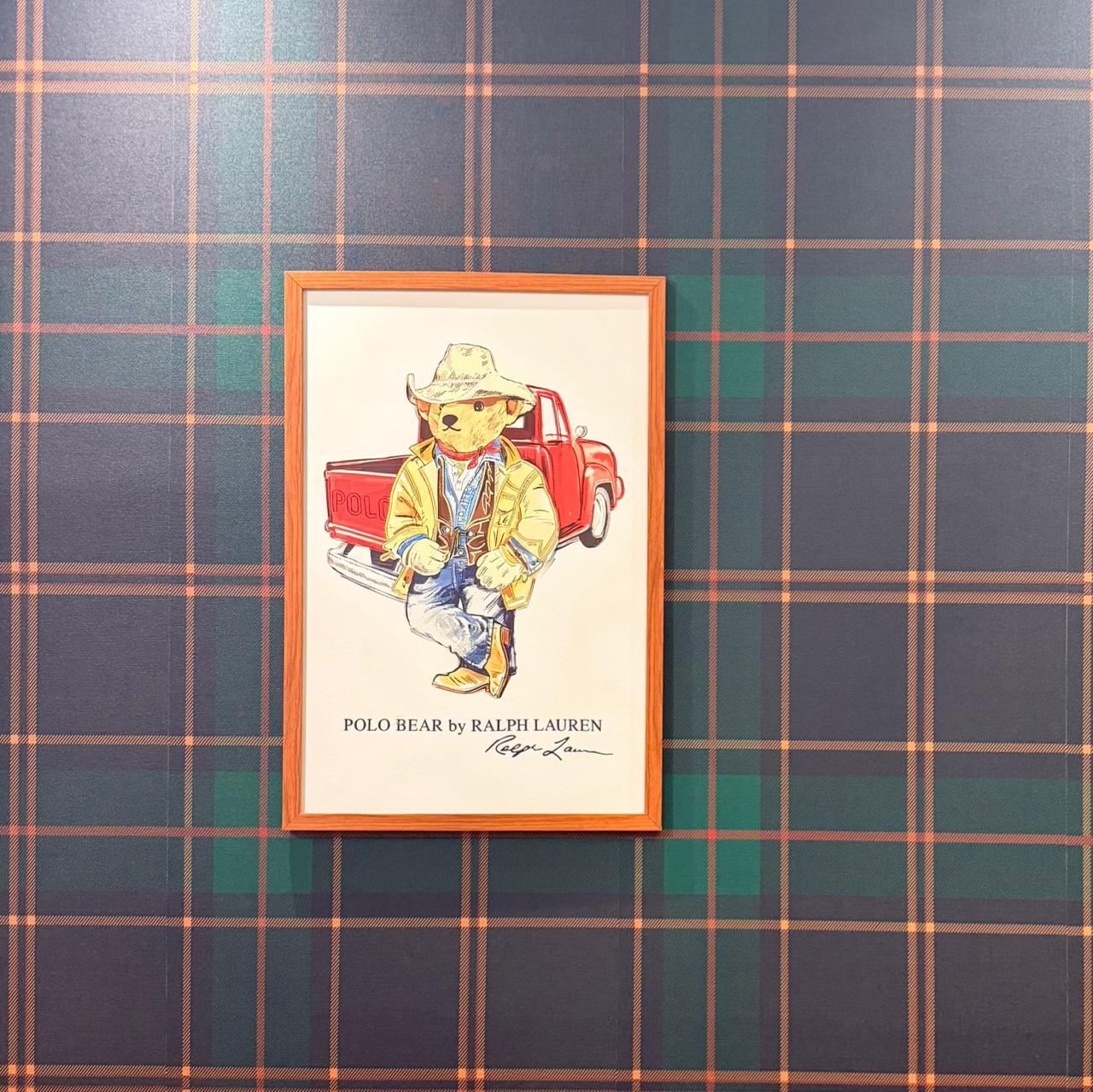 Quadro Decorativo Ursos Ralph Lauren