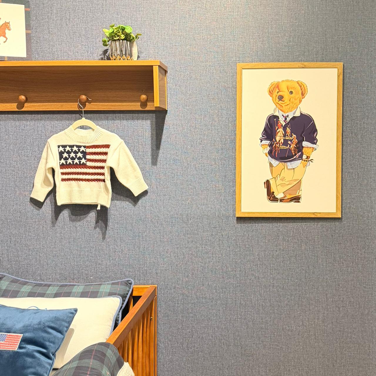Quadro Decorativo Ursos Ralph Lauren