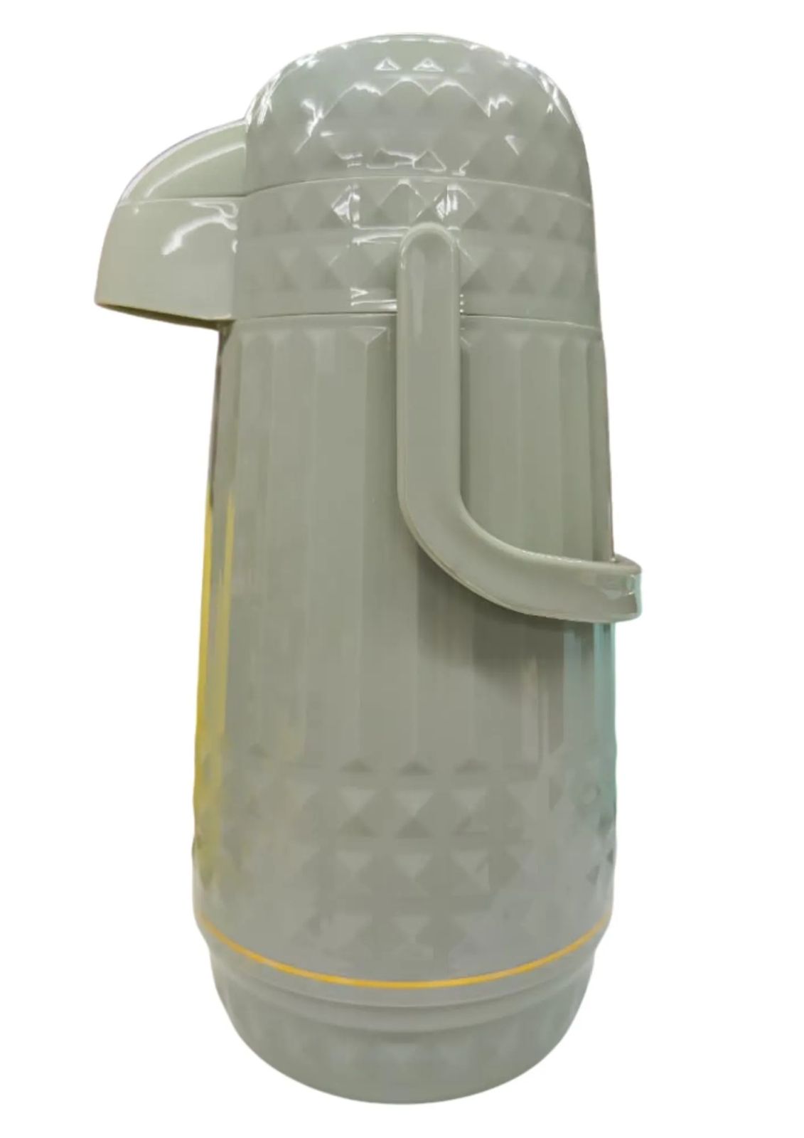 Garrafa Térmica Siena Verde com Detalhes Dourados – 1 Litro
